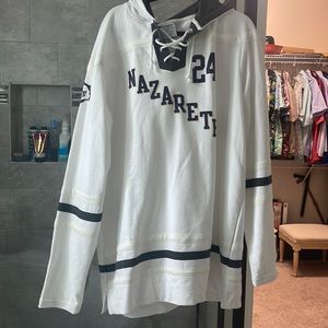 Collegiate style hockey sweatshirt